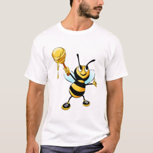 Happy Bumble Bee with a Scoop of Honey T-Shirt
