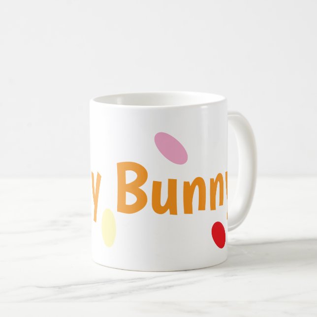 Happy Bunny Coffee Mug (Front Right)