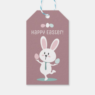 Happy Bunny Easter Gift Tag