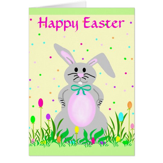 Happy Bunny template card