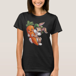 Happy bunny with a giant carrot T-Shirt