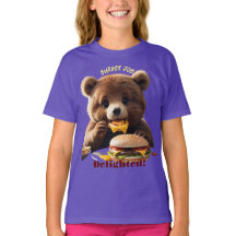 Happy Burger Bear Tee