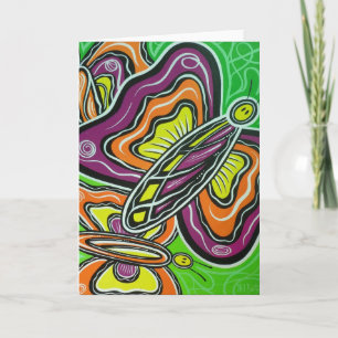 Happy Butterflies Blank Greeting Card