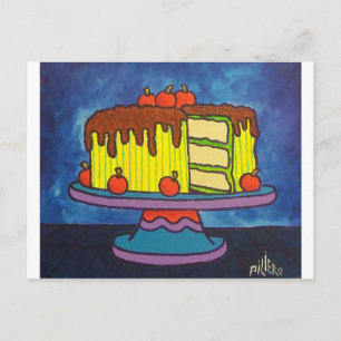 Happy Cake Postcard