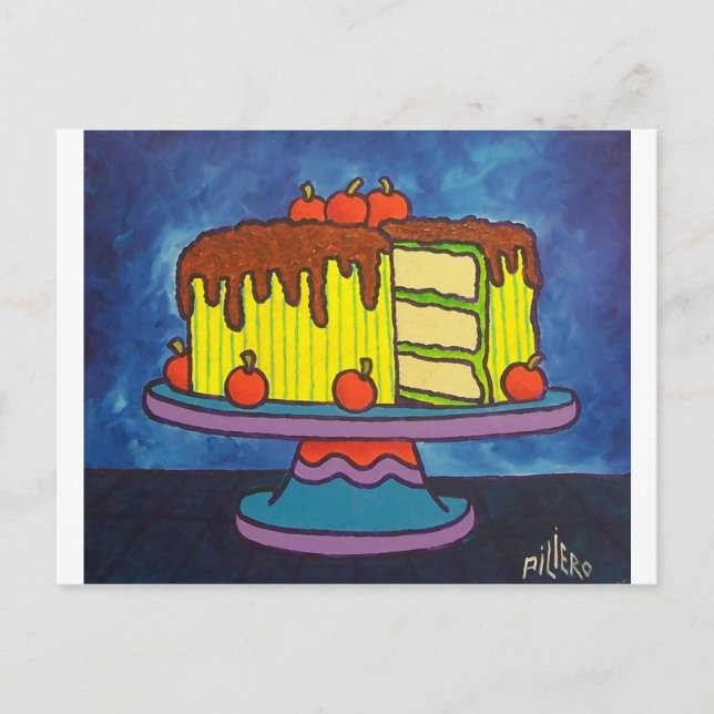 Happy Cake Postcard (Front)