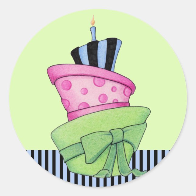 Happy Cake Sticker (Front)