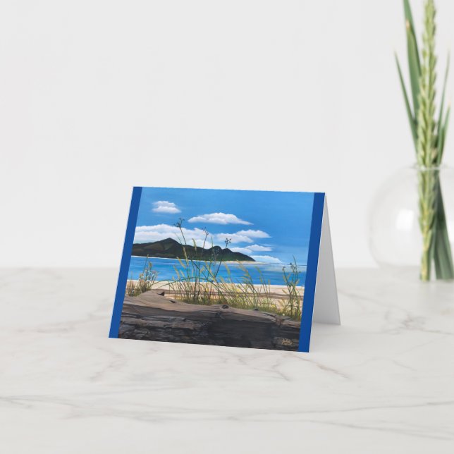 Happy. Camp Hideaway at Netarts Bay Card (Front)