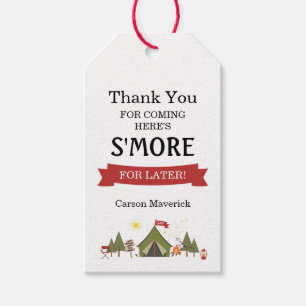 Happy Camper Adventure Birthday Gift Tags