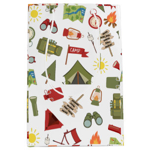 Happy Camper Adventure Birthday Medium Gift Bag