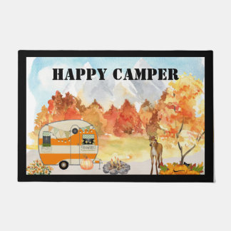 Happy Camper Autumn Door Mat