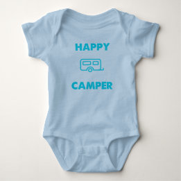 Happy Camper - Baby One Piece Body Suit Bodysuit