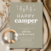 Happy Camper Baby Shower Invitation