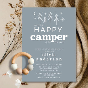 Happy Camper Baby Shower Invitation