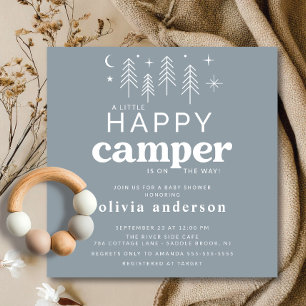 Happy Camper Baby Shower Invitation
