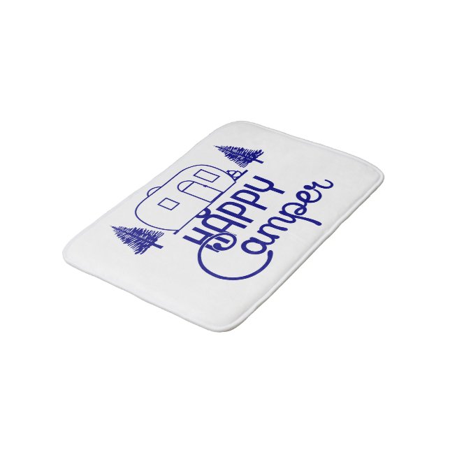 Happy Camper Bath Mats (Angled)