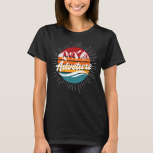 Happy Camper Camping Camp Summer Adventure Awaits T-Shirt