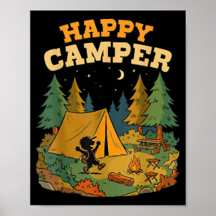 Happy camper camping for boy Happy camper camping Poster