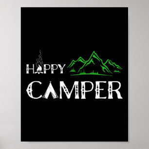 Happy Camper - Camping For Men  Poster
