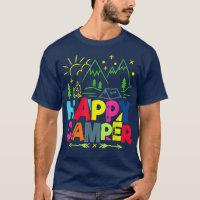 Happy Camper Camping Funny Gifts Men Women Kids