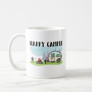 Happy Camper Camping Glamping Coffee Mug