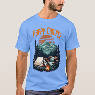 Happy Camper Camping lovers T-Shirt