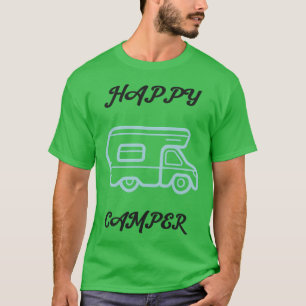 Happy Camper Camping retro T-Shirt