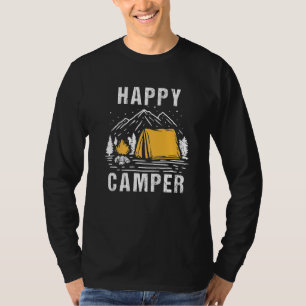 Happy Camper Camping Rv Camping For Men Women And T-Shirt