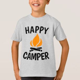HAPPY CAMPER, Camping T-shirts