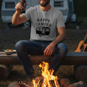 Happy Camper Camping Trailer  T-Shirt