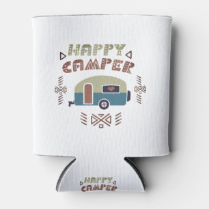 Happy Camper Can Cooler