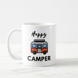 Happy Camper Coffee Mug – Funny Camping Lover Mug