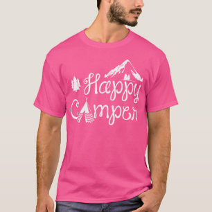 Happy Camper-Cute Hiking Camping T-Shirt