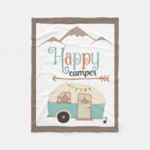 HAPPY CAMPER Cute Retro RV