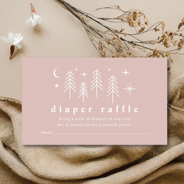 Happy Camper Diaper Raffle  Enclosure Card (Creator Uploaded)