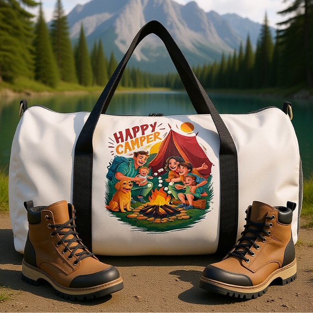 Happy Camper Family Fun Time Duffle Bag (Creator Uploaded)