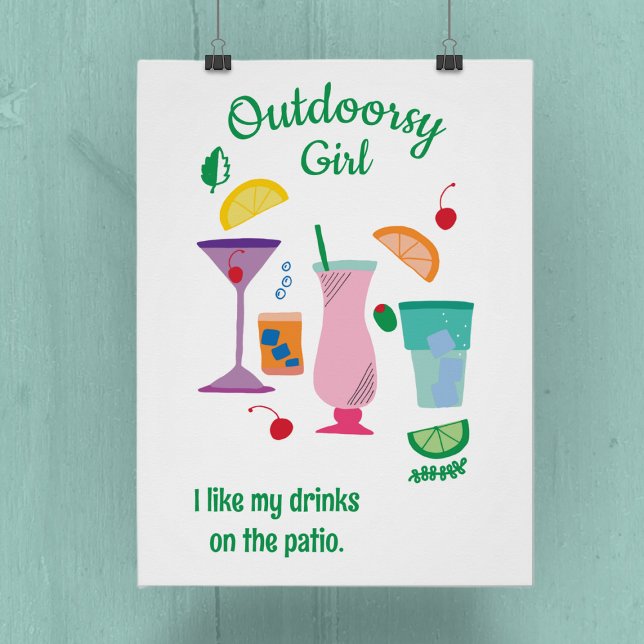 Happy Camper Glampers Cocktails Poster (Creator Uploaded)