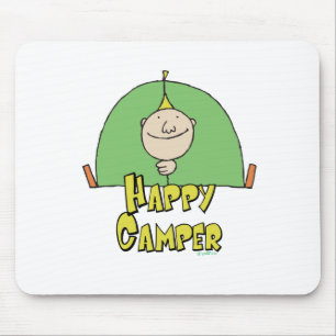 Happy Camper Guy Mouse Mat