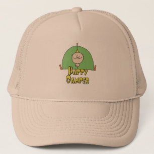 Happy Camper Guy Trucker Hat