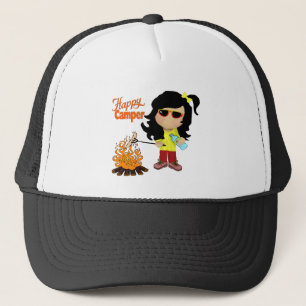 happy camper hat
