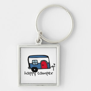 Happy Camper Key Ring
