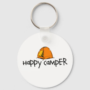 Happy Camper Key Ring