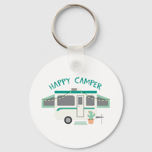 Happy Camper Key Ring