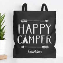 Happy Camper Kids Monogrammed