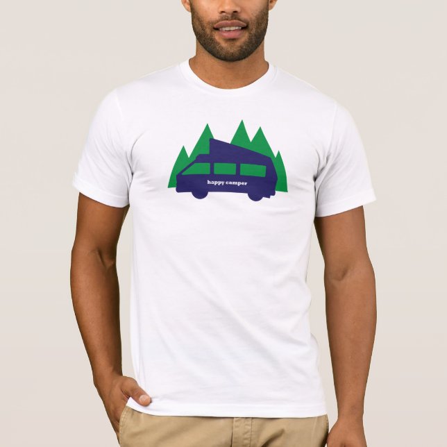 Happy Camper Men's T-shirt (Front)
