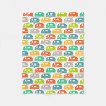 Happy Camper | Modern Camper Blanket Brights