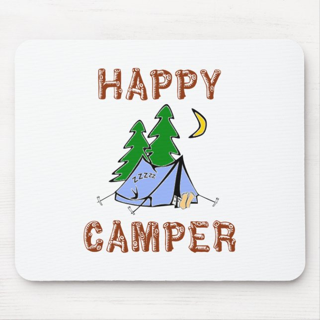 HAPPY CAMPER MOUSE MAT (Front)