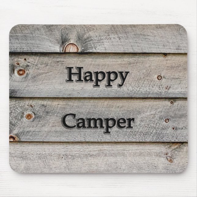 Happy Camper Mouse Mat (Front)