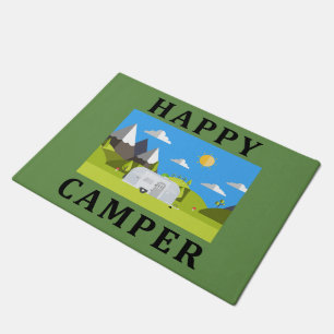 Happy Camper Outdoor Doormat