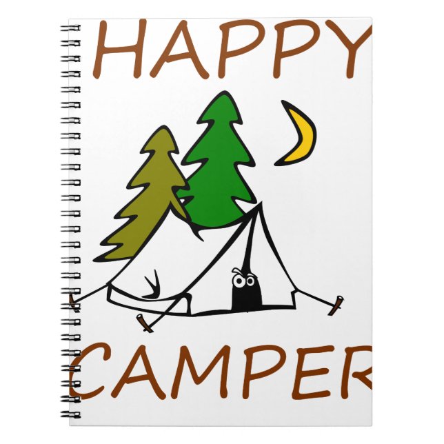 Happy Camper Outdoors Notebook (Front)