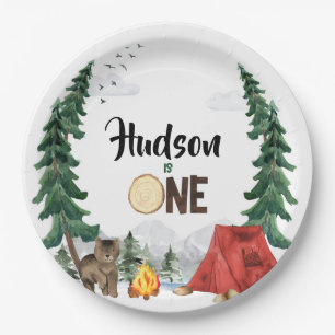 Happy Camper Paper Plates